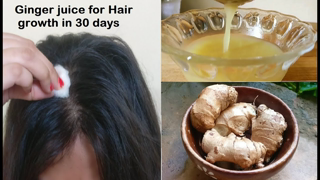 Regrow Hair with Ginger juice in 30 days - Double Hair Growth, Get long hair with Ginger Hair Oil
