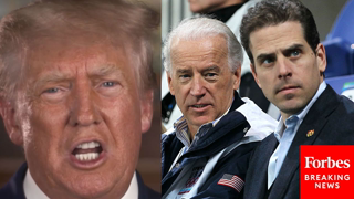 Trump Takes Aim At 'Biden Crime Family' In Pledge To Curb China's Influence In US