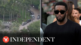 Live: Police raid Diddy's Miami Beach mansion